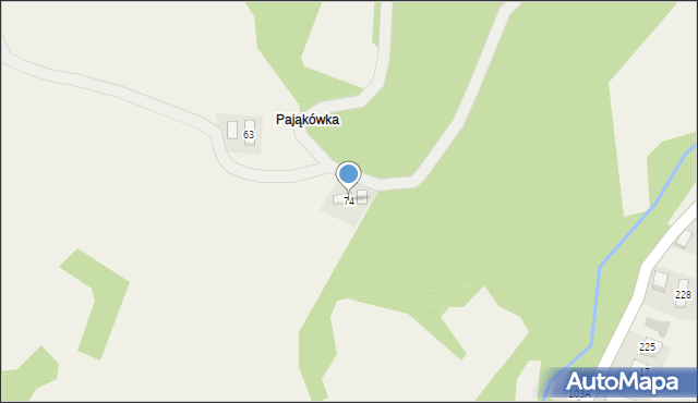 Kokuszka, Kokuszka, 74, mapa Kokuszka