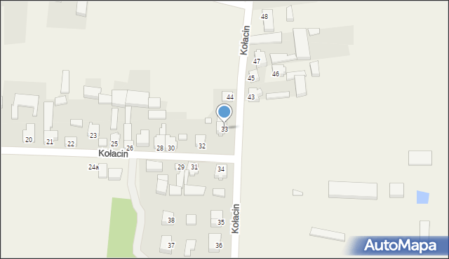 Kołacin, Kołacin, 33, mapa Kołacin