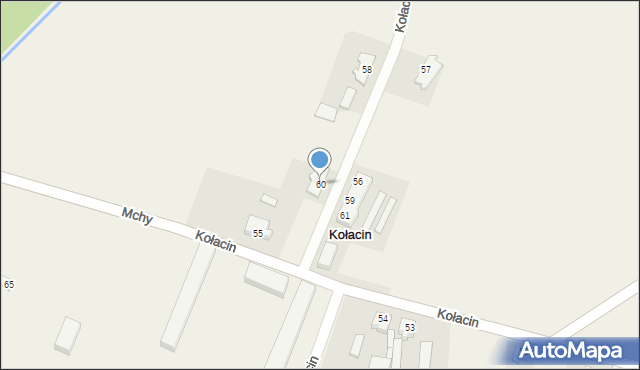 Kołacin, Kołacin, 60, mapa Kołacin