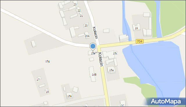 Kołacin, Kołacin, 15e, mapa Kołacin