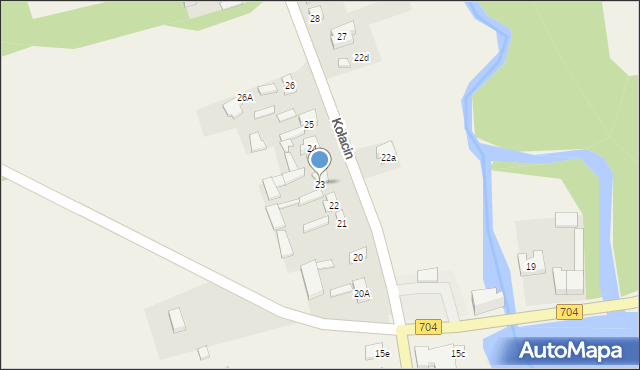 Kołacin, Kołacin, 23, mapa Kołacin