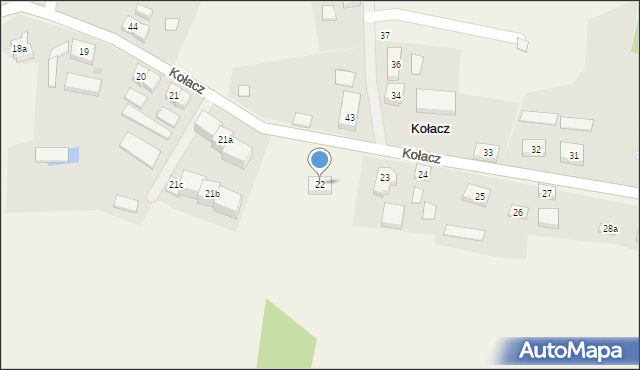 Kołacz, Kołacz, 22, mapa Kołacz