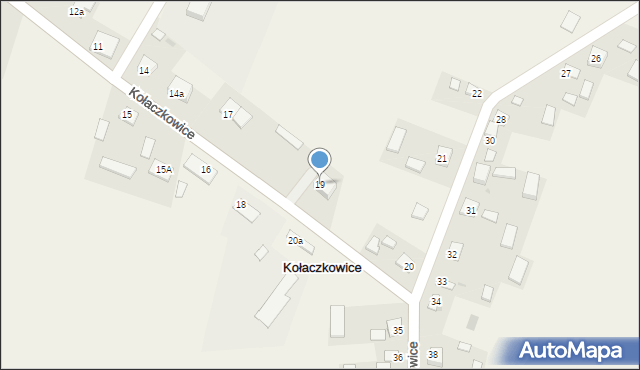 Kołaczkowice, Kołaczkowice, 19, mapa Kołaczkowice