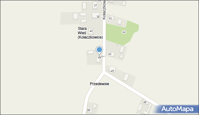 Kołaczkowice, Kołaczkowice, 44, mapa Kołaczkowice