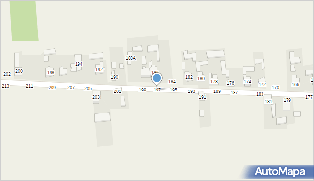 Kołaczkowice, Kołaczkowice, 197, mapa Kołaczkowice