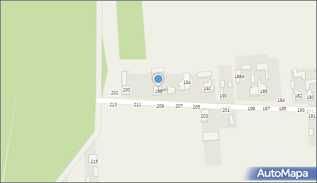 Kołaczkowice, Kołaczkowice, 198, mapa Kołaczkowice