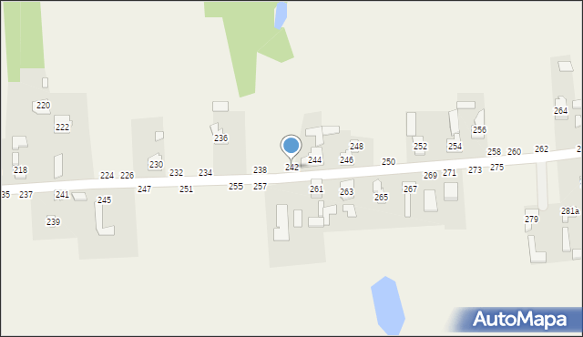 Kołaczkowice, Kołaczkowice, 242, mapa Kołaczkowice
