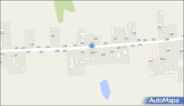 Kołaczkowice, Kołaczkowice, 263, mapa Kołaczkowice