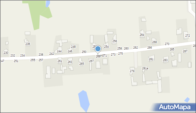 Kołaczkowice, Kołaczkowice, 269, mapa Kołaczkowice