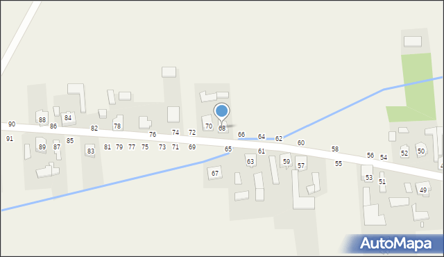 Kołaczkowice, Kołaczkowice, 68, mapa Kołaczkowice