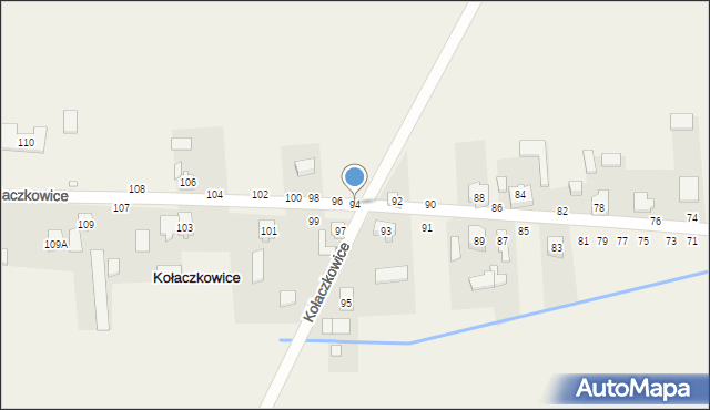 Kołaczkowice, Kołaczkowice, 94, mapa Kołaczkowice