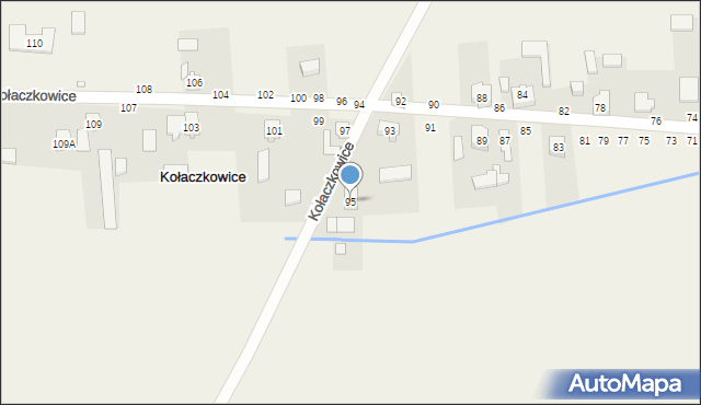 Kołaczkowice, Kołaczkowice, 95, mapa Kołaczkowice