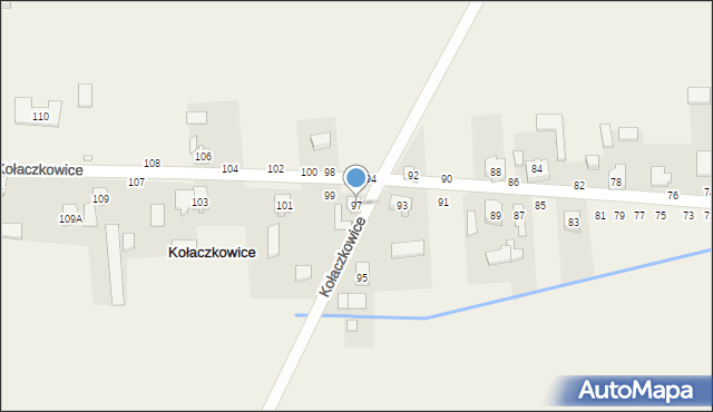 Kołaczkowice, Kołaczkowice, 97, mapa Kołaczkowice