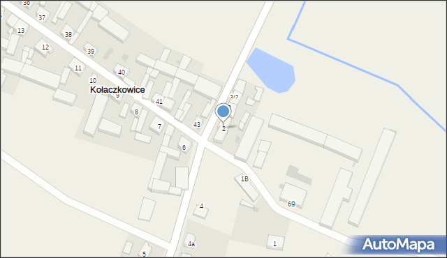 Kołaczkowice, Kołaczkowice, 2, mapa Kołaczkowice