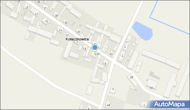 Kołaczkowice, Kołaczkowice, 7, mapa Kołaczkowice