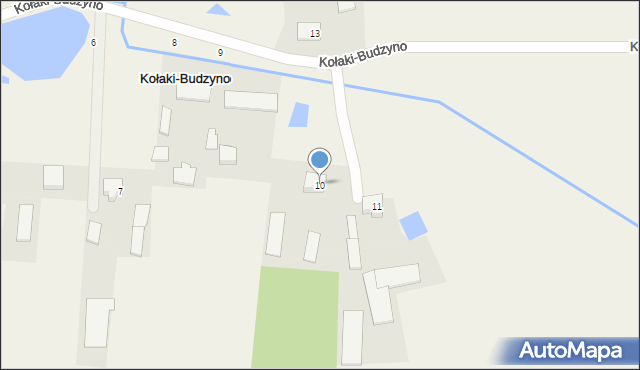 Kołaki-Budzyno, Kołaki-Budzyno, 10, mapa Kołaki-Budzyno