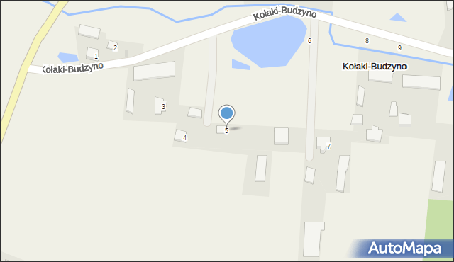 Kołaki-Budzyno, Kołaki-Budzyno, 5, mapa Kołaki-Budzyno