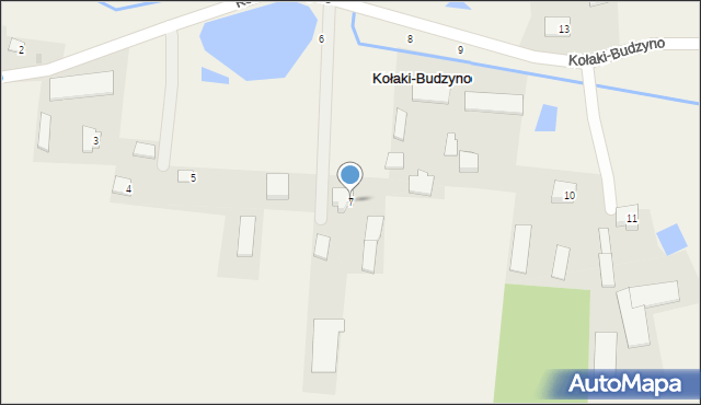 Kołaki-Budzyno, Kołaki-Budzyno, 7, mapa Kołaki-Budzyno