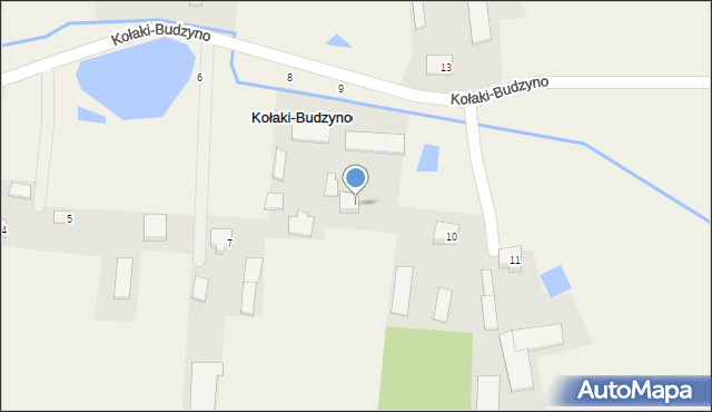 Kołaki-Budzyno, Kołaki-Budzyno, 9, mapa Kołaki-Budzyno