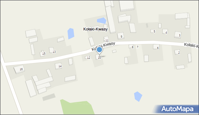 Kołaki-Kwasy, Kołaki-Kwasy, 10, mapa Kołaki-Kwasy