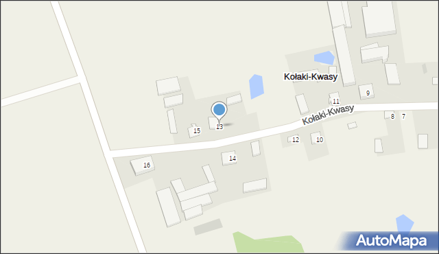 Kołaki-Kwasy, Kołaki-Kwasy, 13, mapa Kołaki-Kwasy