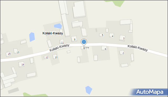 Kołaki-Kwasy, Kołaki-Kwasy, 8, mapa Kołaki-Kwasy