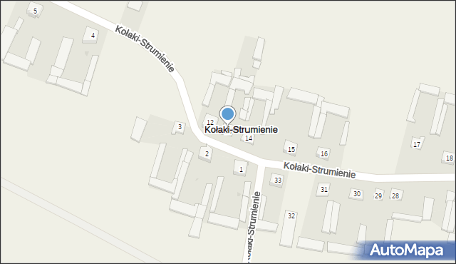 Kołaki-Strumienie, Kołaki-Strumienie, 13, mapa Kołaki-Strumienie