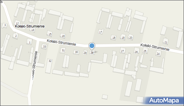 Kołaki-Strumienie, Kołaki-Strumienie, 28, mapa Kołaki-Strumienie