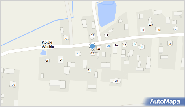 Kołaki Wielkie, Kołaki Wielkie, 23, mapa Kołaki Wielkie