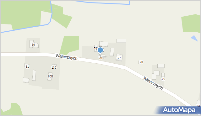 Kołaków, Kołaków, 78, mapa Kołaków