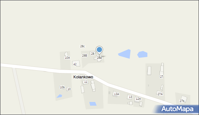 Kolankowo, Kolankowo, 28a, mapa Kolankowo