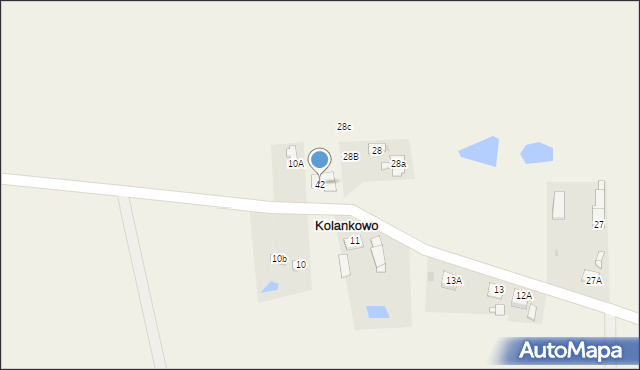 Kolankowo, Kolankowo, 42, mapa Kolankowo