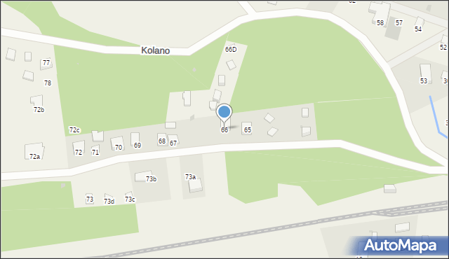 Kolano, Kolano, 66, mapa Kolano