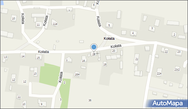 Kołata, Kołata, 18, mapa Kołata