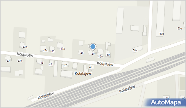 Kołątajew, Kołątajew, 49, mapa Kołątajew