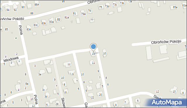 Kolbuszowa, Kossaka Wojciecha, 13, mapa Kolbuszowa