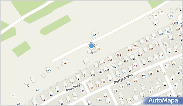 Kolbuszowa Dolna, Kolbuszowa Dolna, 36, mapa Kolbuszowa Dolna