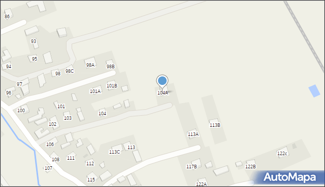 Kolbuszowa Górna, Kolbuszowa Górna, 104A, mapa Kolbuszowa Górna