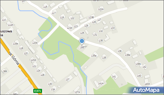 Kolbuszowa Górna, Kolbuszowa Górna, 143, mapa Kolbuszowa Górna