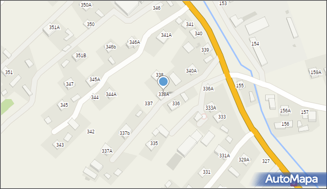 Kolbuszowa Górna, Kolbuszowa Górna, 338A, mapa Kolbuszowa Górna