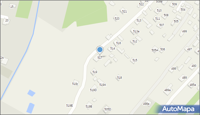 Kolbuszowa Górna, Kolbuszowa Górna, 517, mapa Kolbuszowa Górna