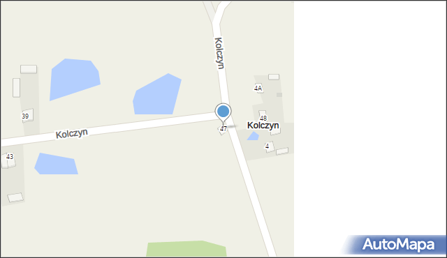 Kolczyn, Kolczyn, 47, mapa Kolczyn