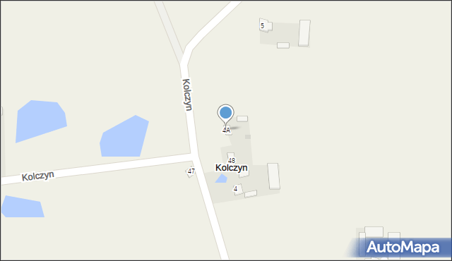 Kolczyn, Kolczyn, 4A, mapa Kolczyn