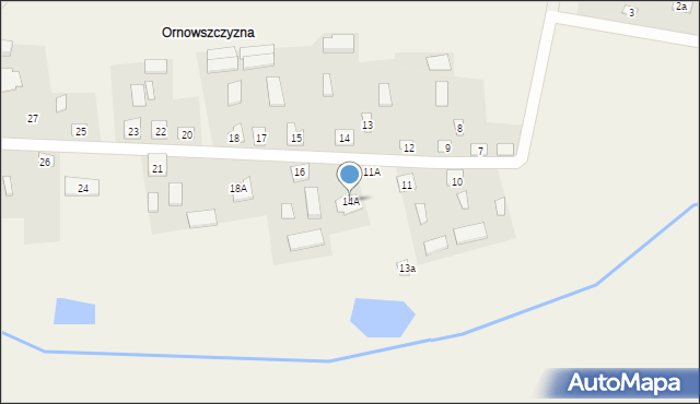 Kołczyn, Kołczyn, 14A, mapa Kołczyn