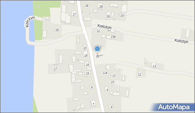 Kolczyn, Kolczyn, 19, mapa Kolczyn