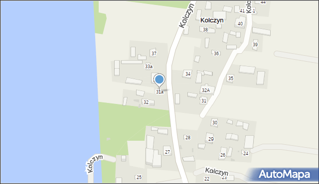 Kolczyn, Kolczyn, 31a, mapa Kolczyn