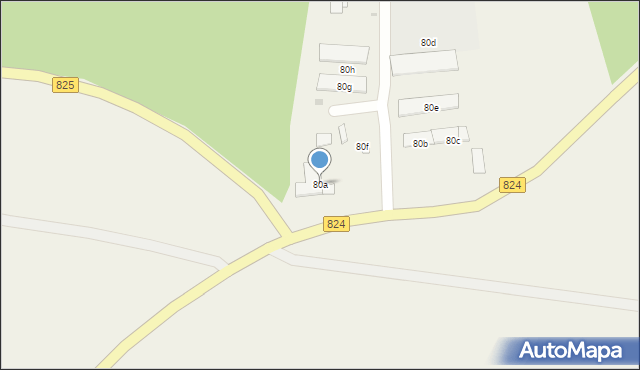 Kolczyn, Kolczyn, 80a, mapa Kolczyn