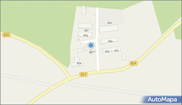 Kolczyn, Kolczyn, 80f, mapa Kolczyn