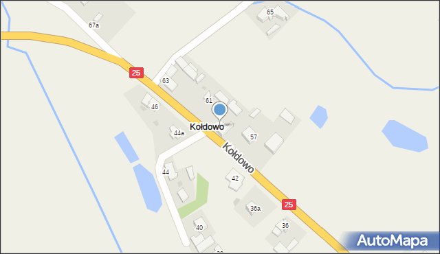 Kołdowo, Kołdowo, 59, mapa Kołdowo