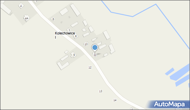 Kolechowice, Kolechowice, 11, mapa Kolechowice